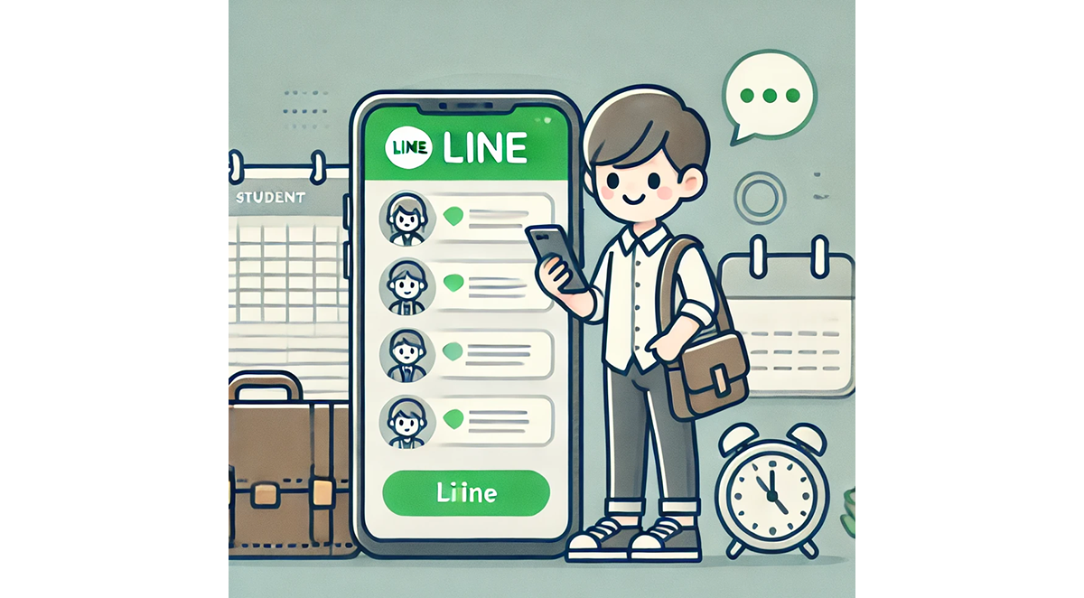 LINE公式アカウントの利用シーンのイメージ"